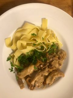 Geschnetzeltes mit Pfifferlingen Rezepthauptbild