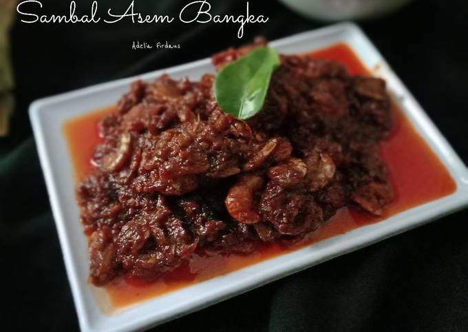 Resep Dan Cara Memasak Sambal Asam Khas Bangka Bikin Ketagihan