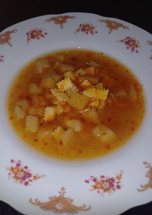 Karalábéleves recept fotója