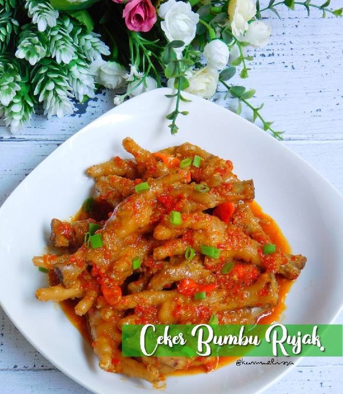 Foto resep Ceker Bumbu Rujak (tanpa santan)