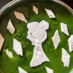 A picture of Palak Paneer.