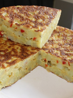 Una foto de Tortilla de papas hervidas