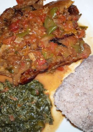 A picture of Mud Fish stewed.