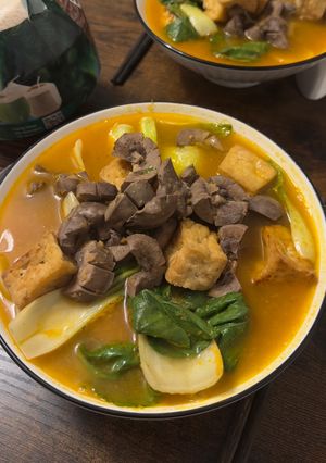 Hình của món Nước cốt cà chua cho món mì tim cật.