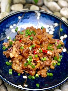 Hình của món Kho Quẹt Thịt Bằm Tôm Khô.