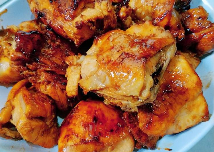 Cara Gampang Membuat Ayam panggang teflon, Lezat Sekali
