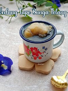 Foto resep Wedang Tape Bunga Telang