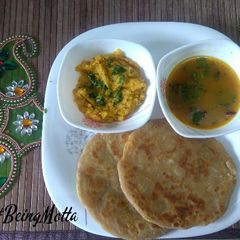 A picture of Puranpoli.