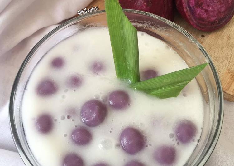 Resep Putri Mandi Ubi Ungu Anti Gagal