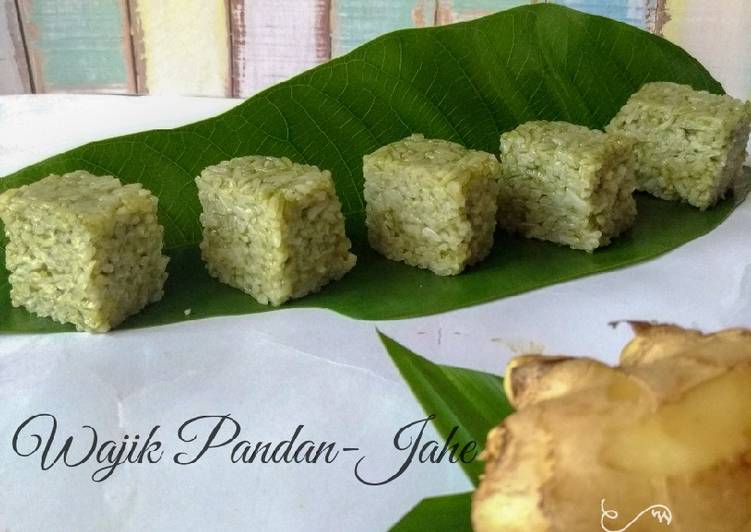 Resep Wajik Pandan-Jahe, Sempurna