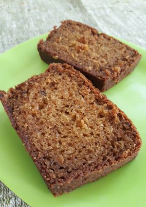 A picture of Eggless Gulkand Cake.