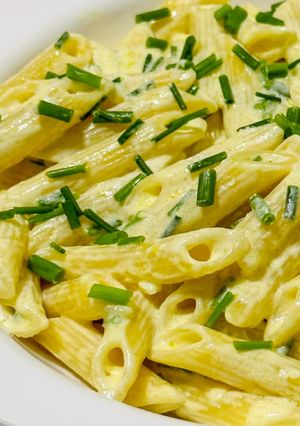 A picture of Sour Cream and Chives Penne.