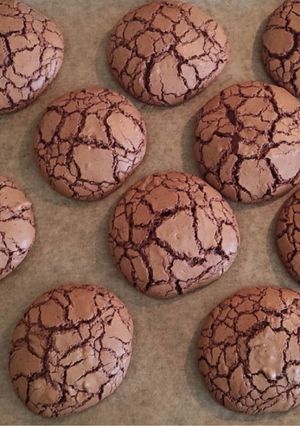 Una foto de Cookies de brownie en caja (exquisita)