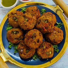 A picture of Ragi Pakoda / Bhajia - New Style Snacks Recipe.