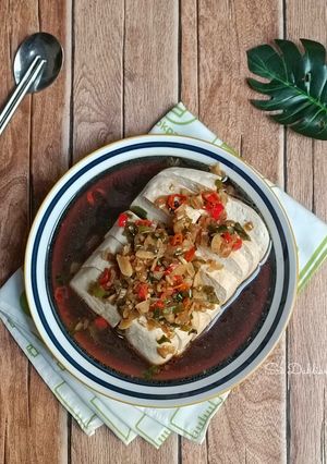 Foto resep Tahu Kukus Siram Saus Kecap