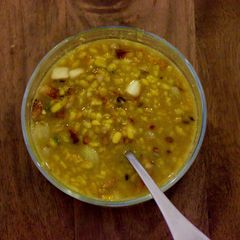 A picture of Bhaja Moong Dal.