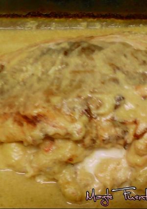 Foto principal de Salmón al horno relleno de langostinos