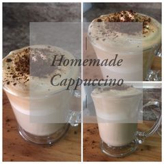 A picture of Homemade Cappuccino.