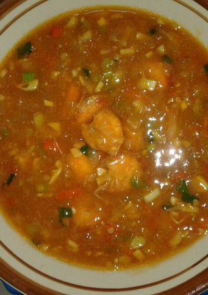 Foto resep Udang Saus Pedas
