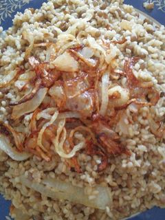 صورة لوصفة مجدره برغل