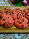 Crunchy Red Velvet Cookies