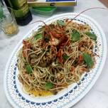 Spaghetti Aglio Olio With Baby Lobster