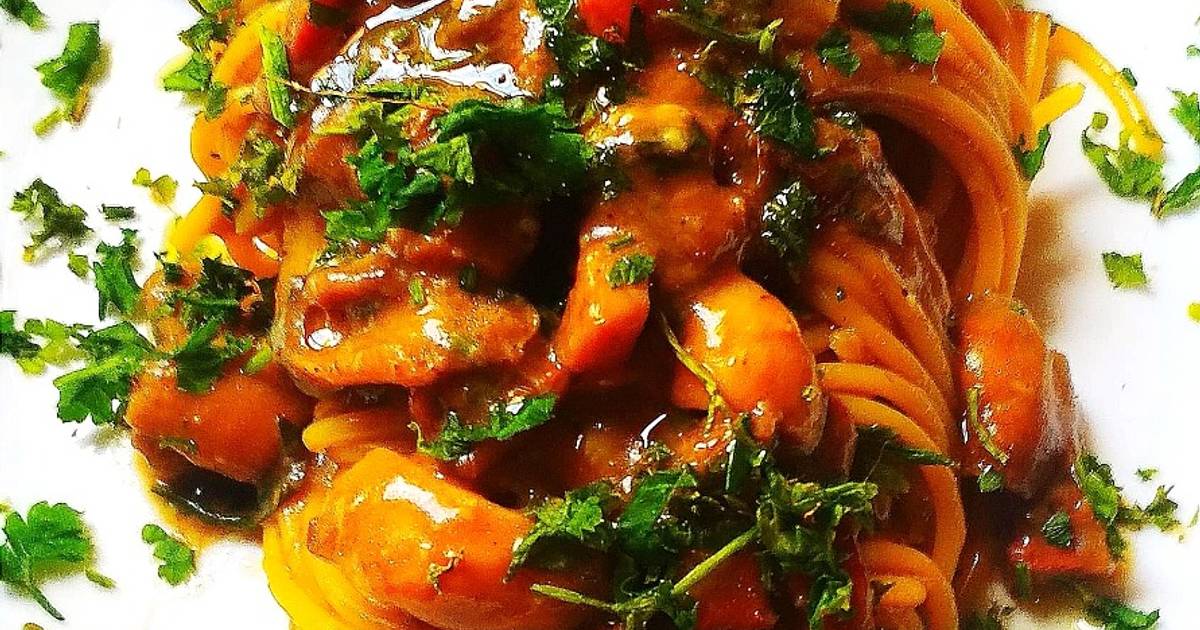 Ricetta Spaghetti ai Funghi Porcini Pancetta Affumicata e Grana di