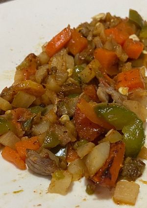 Una foto de Bola discada de vegetales