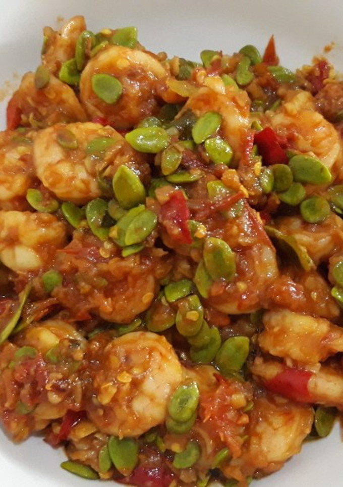 Foto resep Sambel udang petai cina