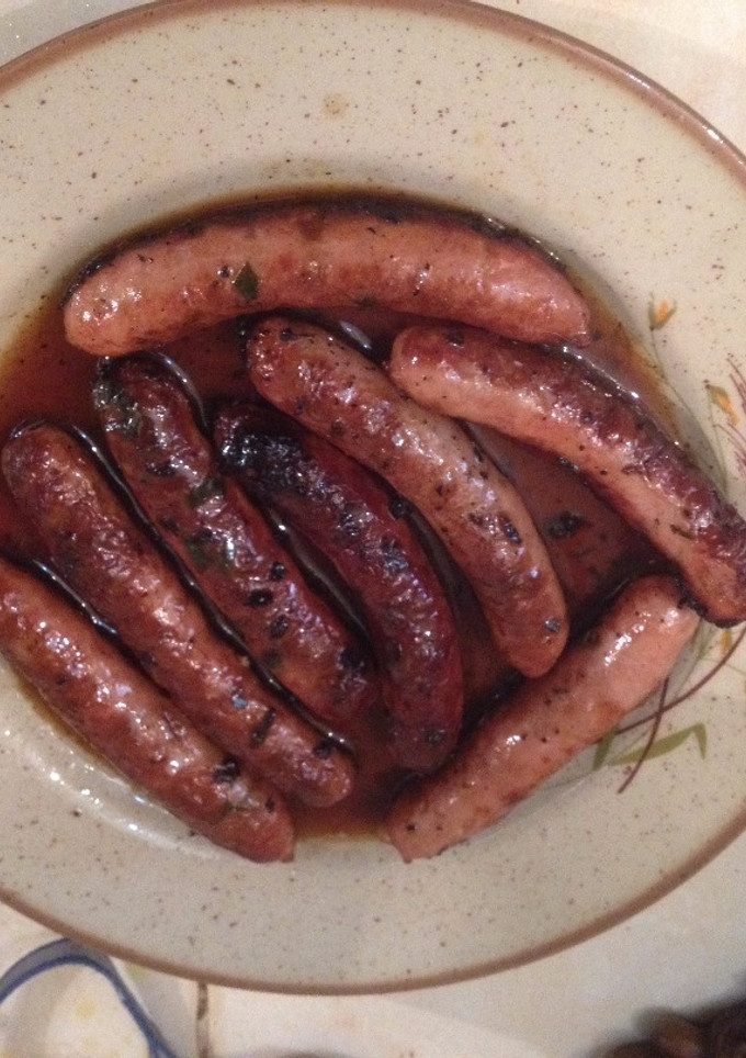 Una foto de Salchichas frescas de cerdo con salsa al curry