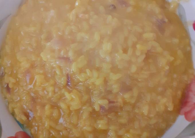 Semplice risotto alla milanese..slurp!! ❤❤😜😜