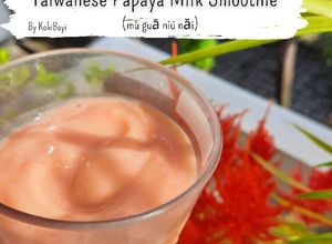 Foto resep Taiwanese Papaya Milk (mù guā niú năi) Smoothie