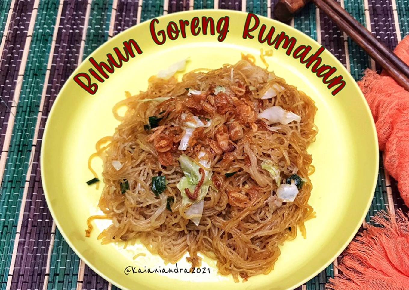Bihun Goreng Rumahan