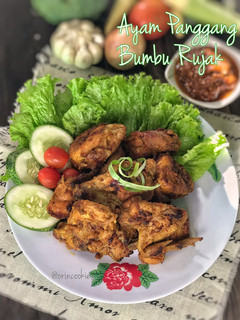 Foto resep Ayam Panggang Bumbu Rujak