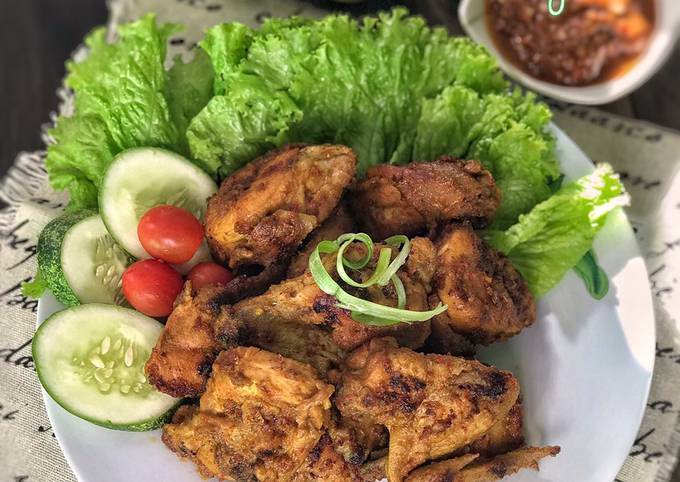 Resep Ayam Panggang Bumbu Rujak Anti Gagal