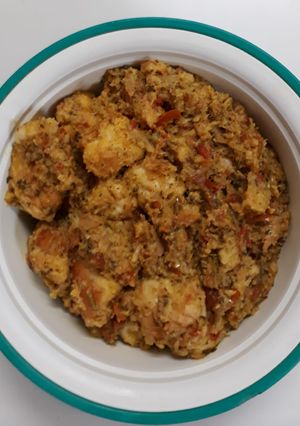 A picture of Masala pav.