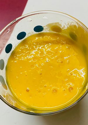 A picture of Mango Lassi.