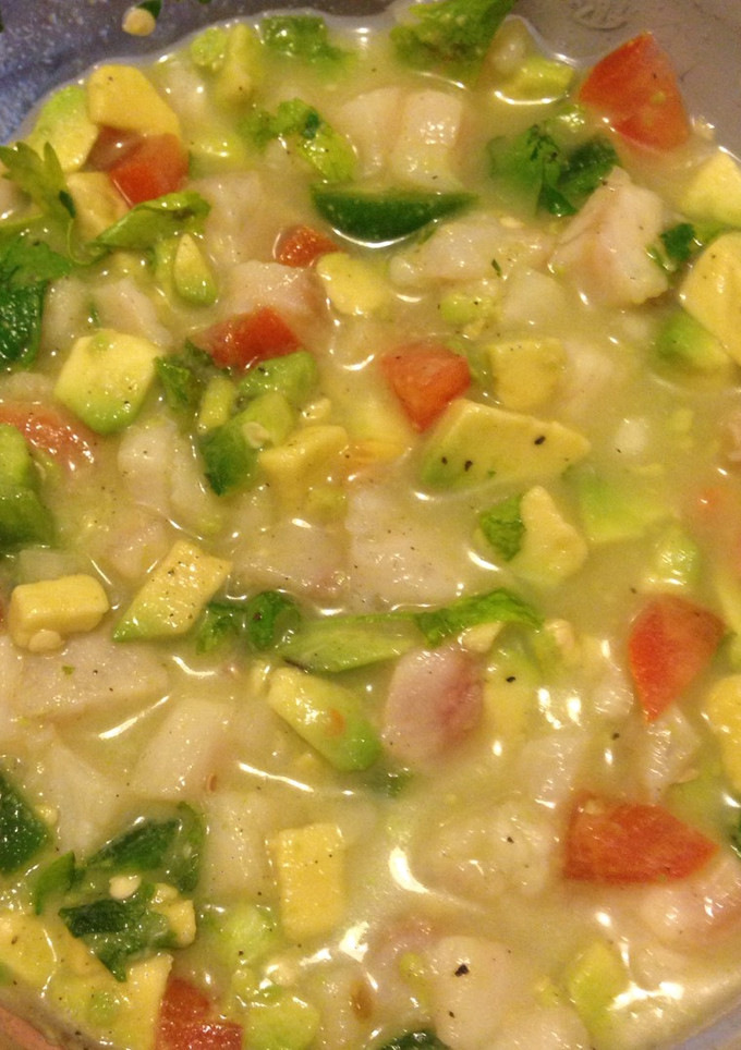 Una foto de Ceviche de pescado