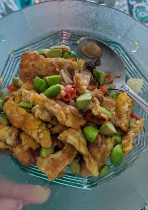 Foto resep Telur dadar pete