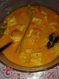 Sayur kari tahu telur pakai "Desaku rasa kari"