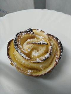 Una foto de Rosa de manzana