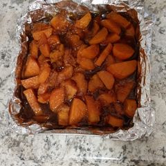 A picture of Southern style candied yams.