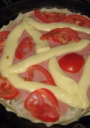 Una foto de Tarta veraniega abierta