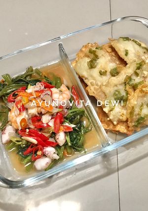Foto resep 16. Tumis Kangkung Seafood