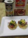 Crispy bread chat