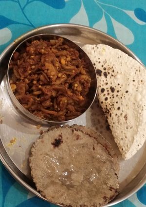 A picture of Kantola besan sabji.