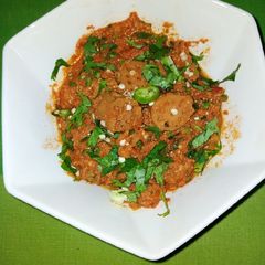 A picture of Tomato Lotus Masala.