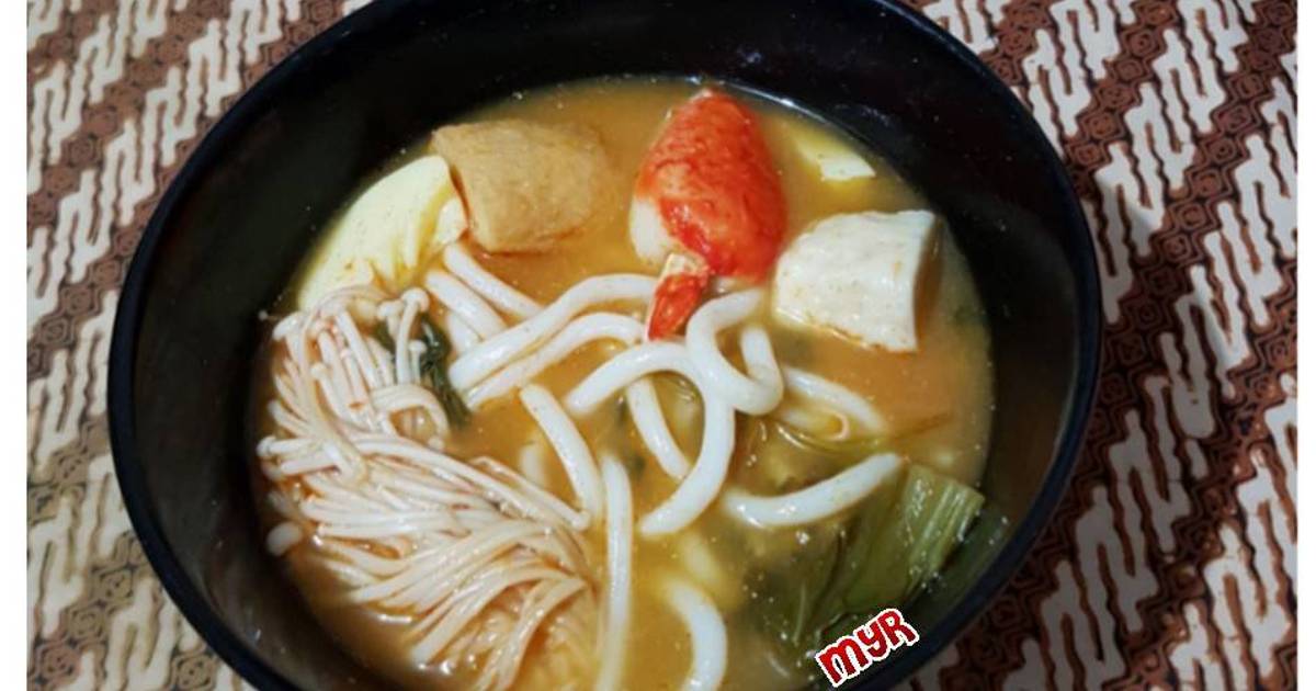 Resep Udon Kuah Tomyam Bakso Seafood Oleh Myr Cookpad