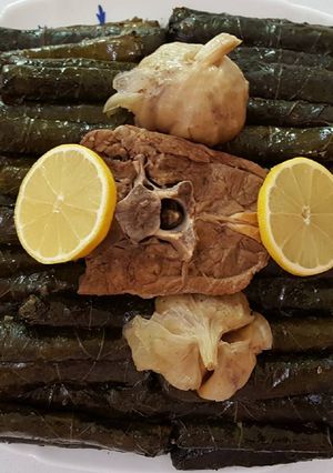 صورة لوصفة يبرأ (محشي ورق عنب)😋😋