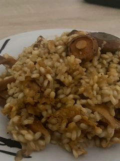 Una foto de Risotto fit con rovellons